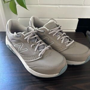 New Balance 928V3 WW928GR3 Women's Bone Leather Lace Up Walking Sneakers